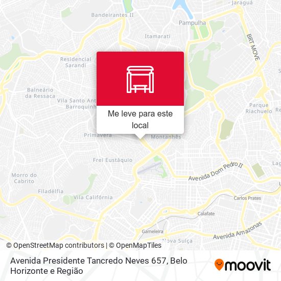 Avenida Presidente Tancredo Neves 657 mapa