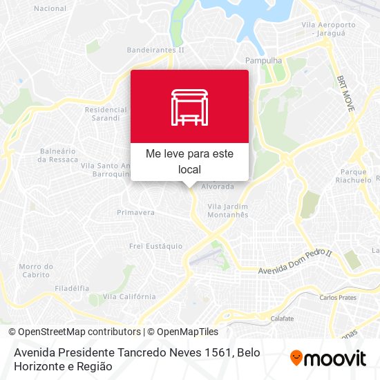 Avenida Presidente Tancredo Neves 1561 mapa