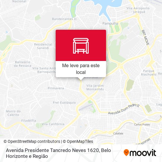 Avenida Presidente Tancredo Neves 1620 mapa