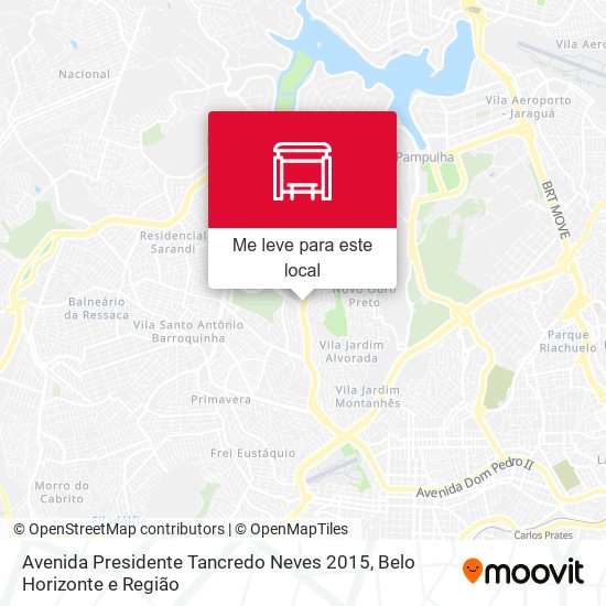 Avenida Presidente Tancredo Neves 2015 mapa