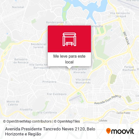 Avenida Presidente Tancredo Neves 2120 mapa