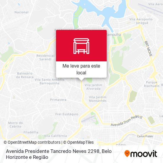 Avenida Presidente Tancredo Neves 2298 mapa