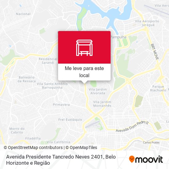 Avenida Presidente Tancredo Neves 2401 mapa