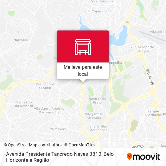 Avenida Presidente Tancredo Neves 3810 mapa