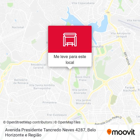 Avenida Presidente Tancredo Neves 4287 mapa