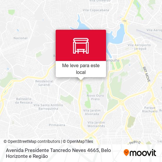 Avenida Presidente Tancredo Neves 4665 mapa
