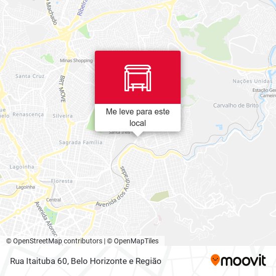 Rua Itaituba 60 mapa