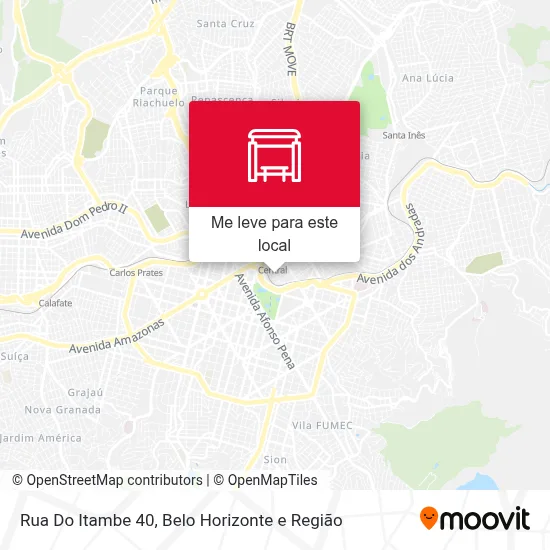 Rua Do Itambe 40 mapa