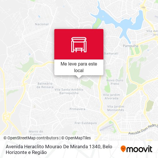 Avenida Heraclito Mourao De Miranda 1340 mapa