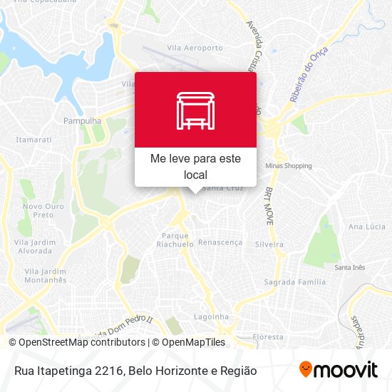 Rua Itapetinga 2216 mapa