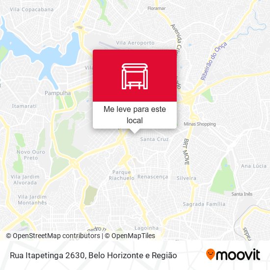 Rua Itapetinga 2630 mapa