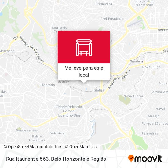 Rua Itaunense 563 mapa