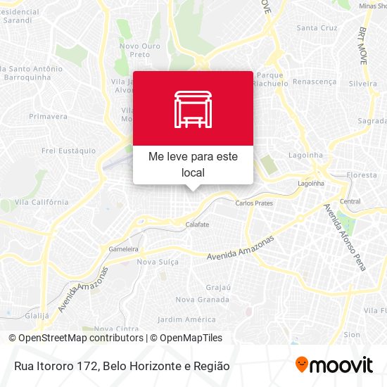Rua Itororo 172 mapa