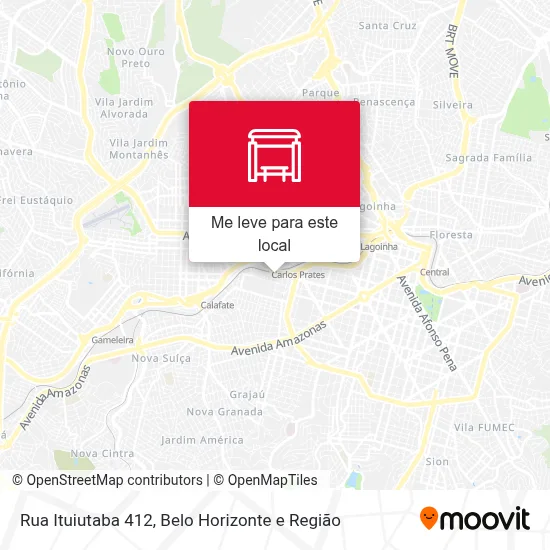 Rua Ituiutaba 412 mapa