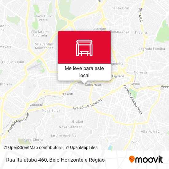 Rua Ituiutaba 460 mapa
