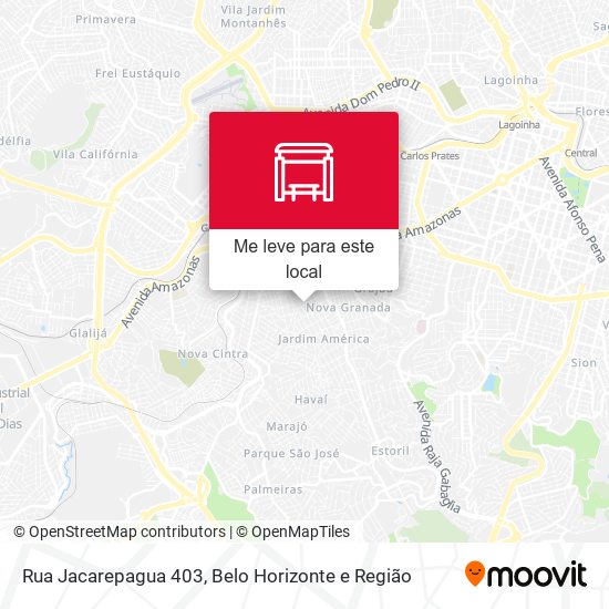 Rua Jacarepagua 403 mapa