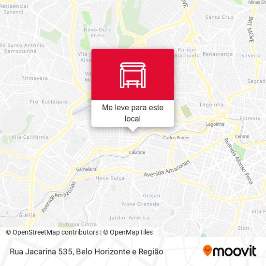 Rua Jacarina 535 mapa