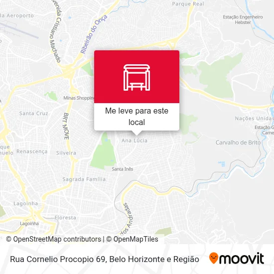 Rua Cornelio Procopio 69 mapa
