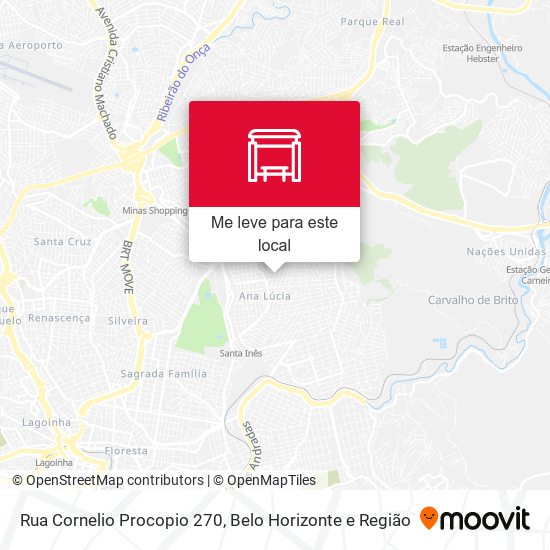 Rua Cornelio Procopio 270 mapa