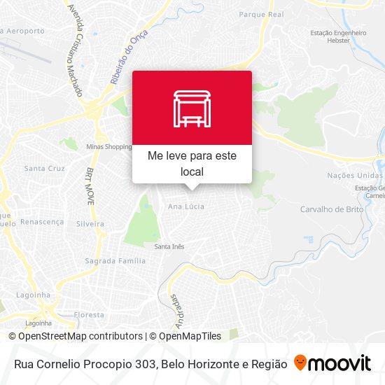 Rua Cornelio Procopio 303 mapa