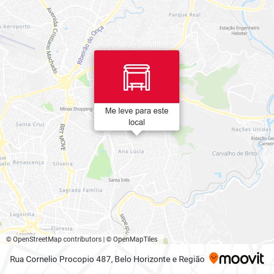 Rua Cornelio Procopio 487 mapa