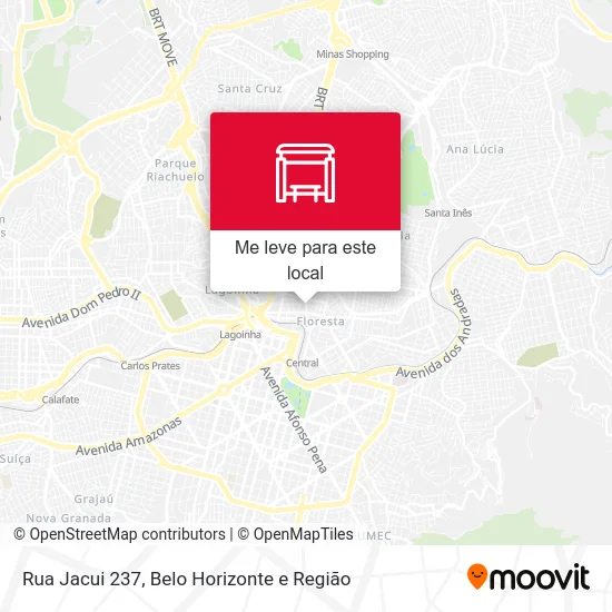 Rua Jacui 237 mapa