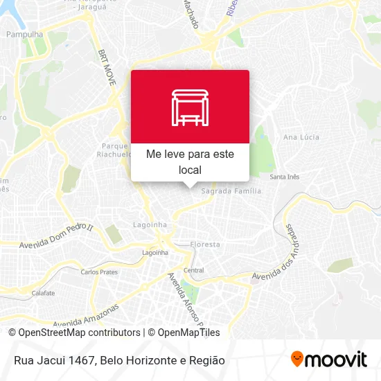 Rua Jacui 1467 mapa