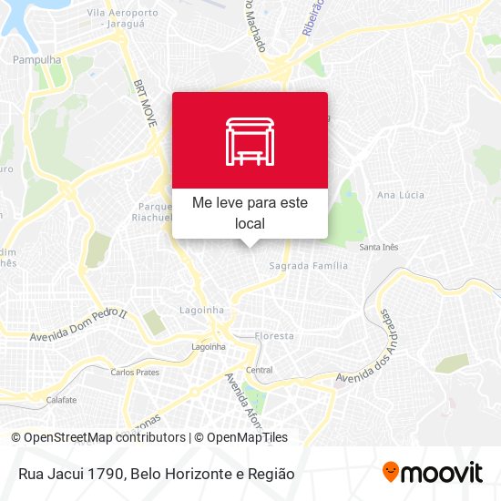 Rua Jacui 1790 mapa