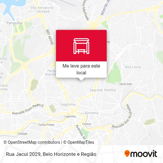 Rua Jacui 2029 mapa