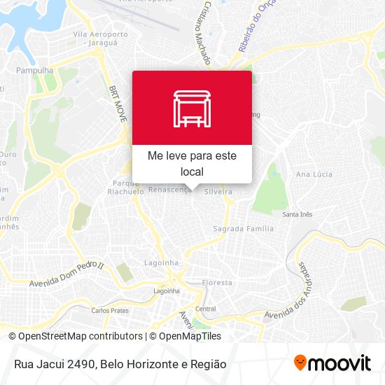 Rua Jacui 2490 mapa
