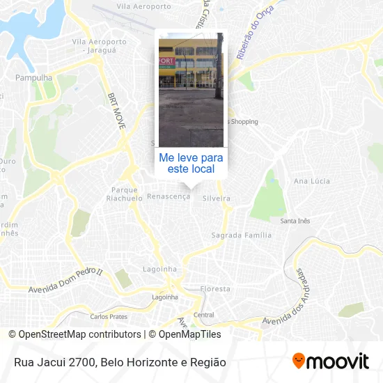 Rua Jacui 2700 mapa