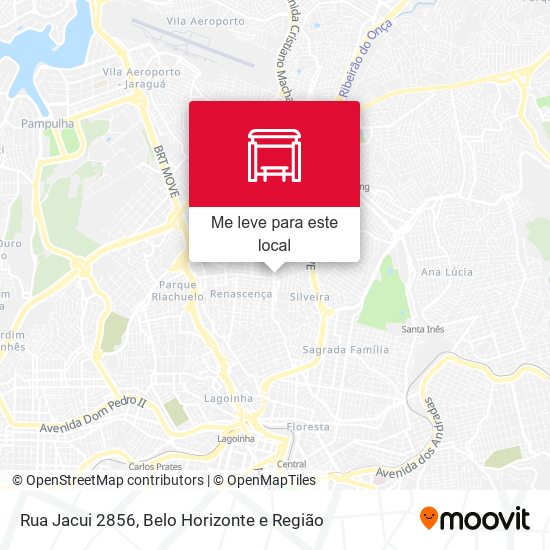 Rua Jacui 2856 mapa