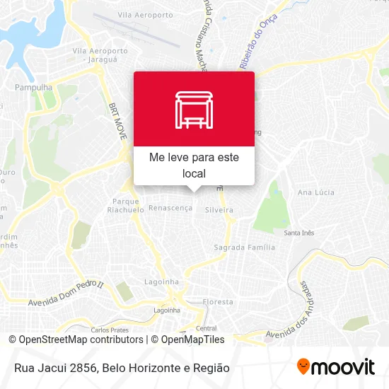Rua Jacui 2856 mapa