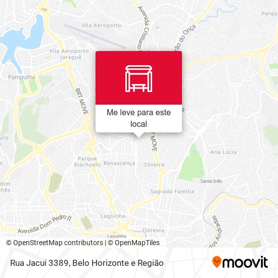 Rua Jacui 3389 mapa