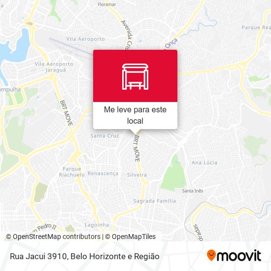 Rua Jacui 3910 mapa