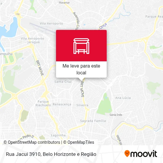 Rua Jacui 3910 mapa