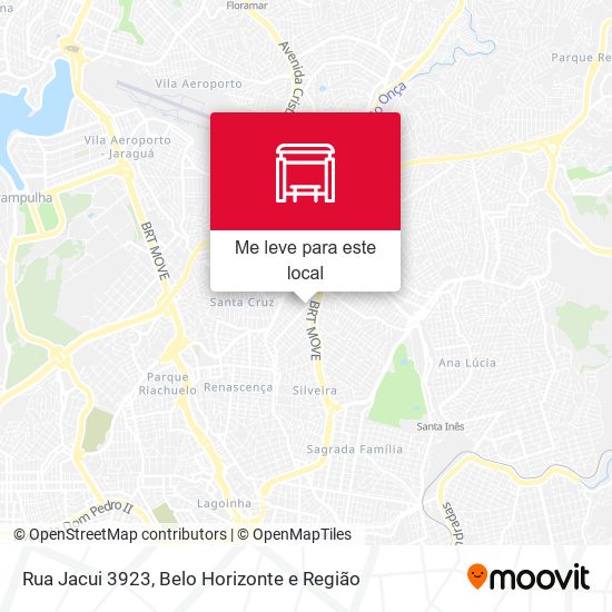 Rua Jacui 3923 mapa