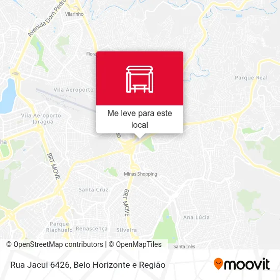 Rua Jacui 6426 mapa