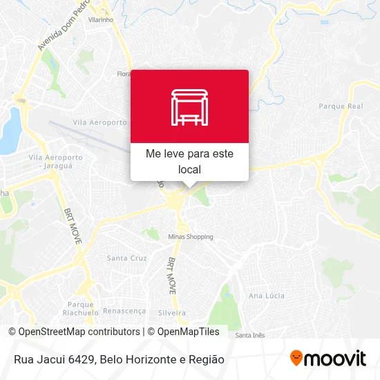 Rua Jacui 6429 mapa
