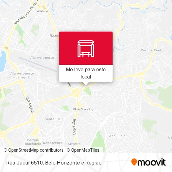 Rua Jacui 6510 mapa