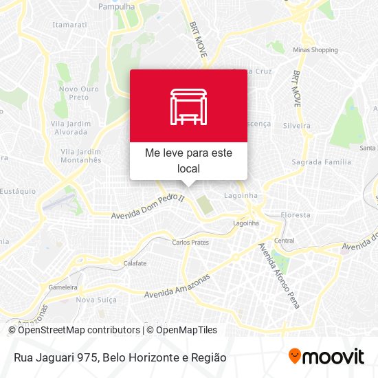 Rua Jaguari 975 mapa