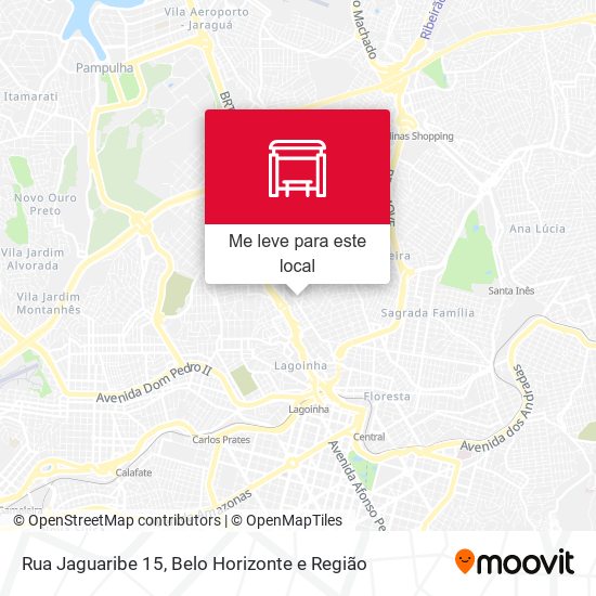 Rua Jaguaribe 15 mapa