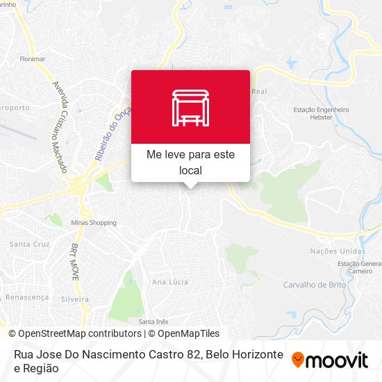Rua Jose Do Nascimento Castro 82 mapa
