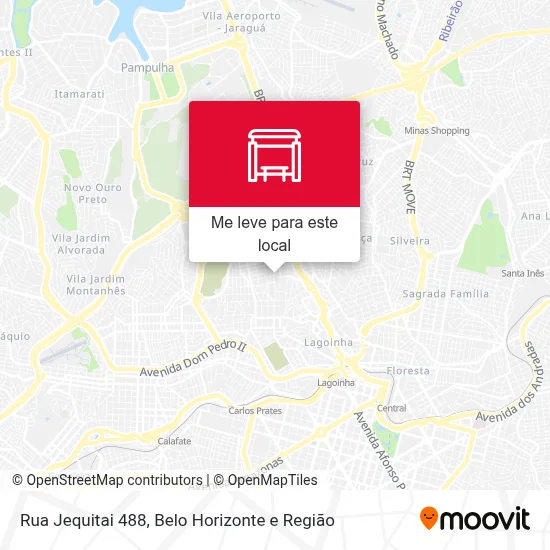 Rua Jequitai 488 mapa