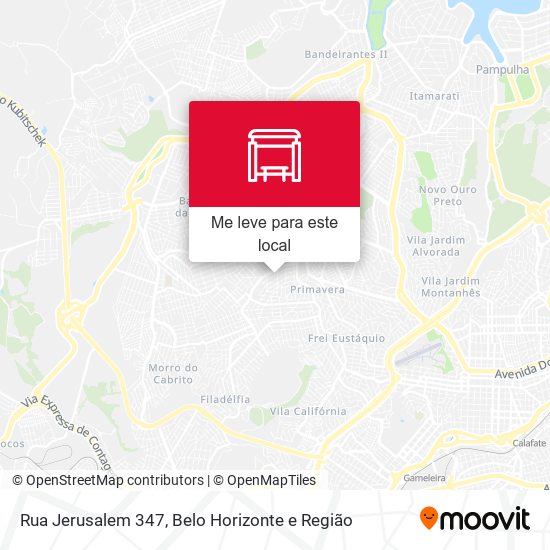 Rua Jerusalem 347 mapa