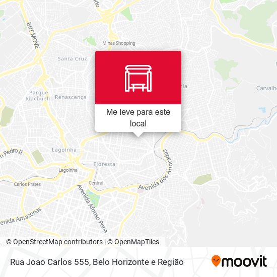 Rua Joao Carlos 555 mapa