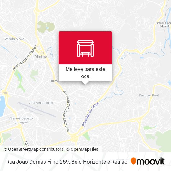 Rua Joao Dornas Filho 259 mapa