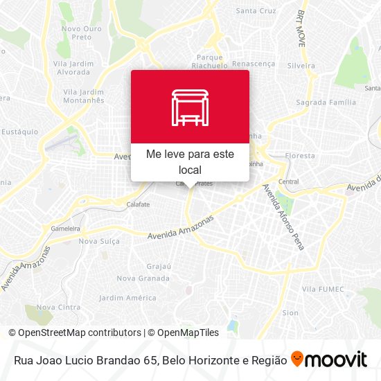 Rua Joao Lucio Brandao 65 mapa