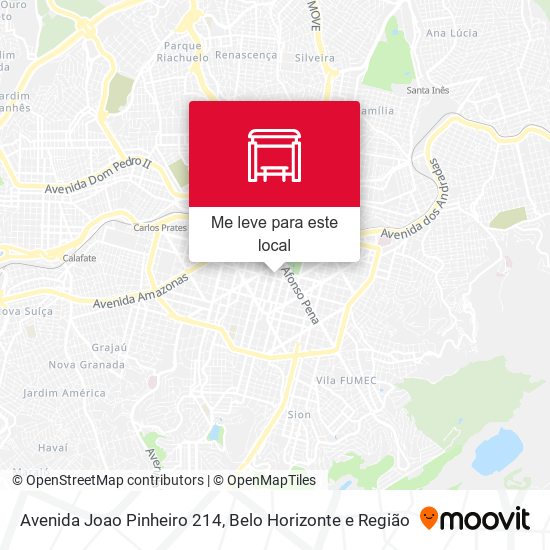Avenida Joao Pinheiro 214 mapa