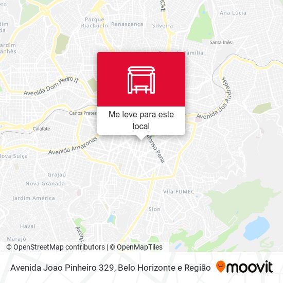 Avenida Joao Pinheiro 329 mapa